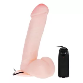 BAILE – REALISTA DILDO REZGÉSSEL ÉS FORGÁSSAL 20 CM
