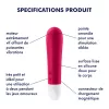 Ultra Power Bullet 1 Satisfyer Red Clitoral Stimulator