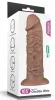 10.5'' Realistic Chubby Dildo Brown
