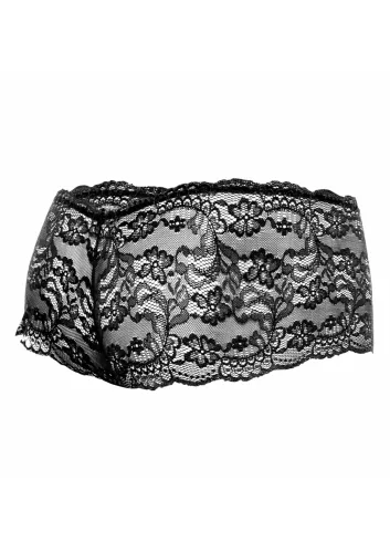 Szexi boxer csipke LACE MoB Black-L/XL