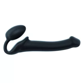 Dildo dugó STRAP-ON-ME Hajlítható M 16 x 4 cm fekete