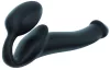 Dildo dugó STRAP-ON-ME Hajlítható M 16 x 4 cm fekete
