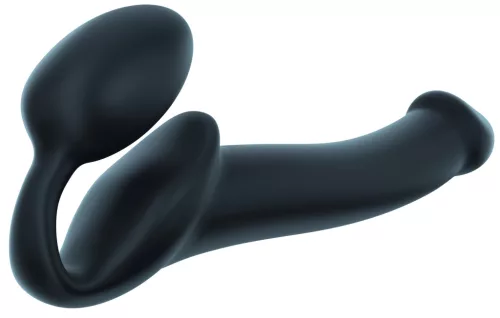 Dildo dugó STRAP-ON-ME Hajlítható M 16 x 4 cm fekete