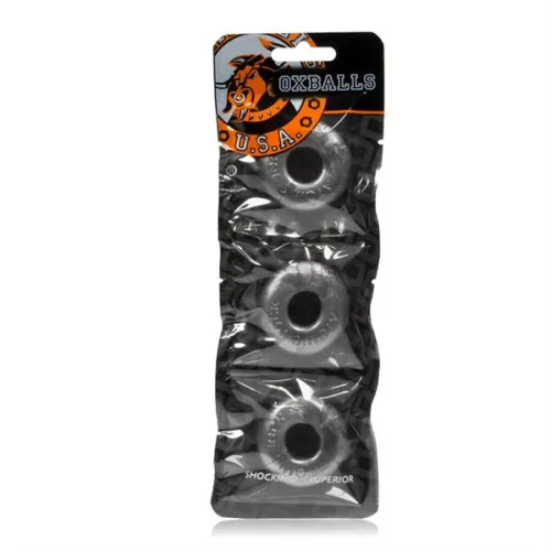 3 darabos Oxballs Grey mini cockring-es csomag