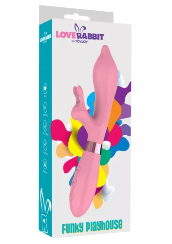 Vibro Rabbit Funky Playhouse 21cm rózsaszín