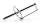 Húgycsőpiercing rúd gyűrűvel PRINCESS WAND 7,5cm x 6mm-30 mm