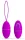 Joanne Purple Wireless Vibráló Tojás - 7 x 3,5 cm