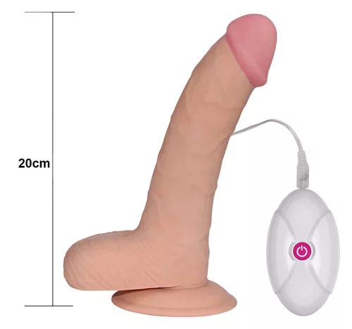 8.8" The Ultra Soft Dude - Vibrating Flesh