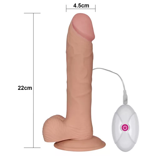 9" The Ultra Soft Dude - Vibrating Flesh