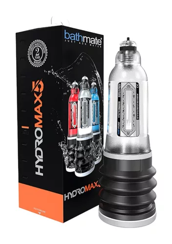 BATHMATE - Hydromax 5 – átlátszó prémium vákuum pumpa