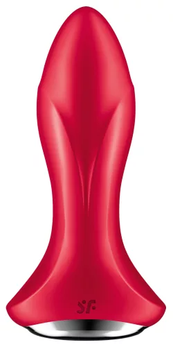 SATISFYER - ROTATOR PLUG 1+ REZGŐ DUGÓ APP RED