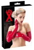 Hosszú latex kesztyűk Piros Bdsm öltöny-M