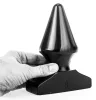 ALL BLACK – 17 cm-es prémium análdugó