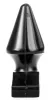 ALL BLACK – 17 cm-es prémium análdugó