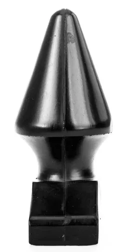 ALL BLACK – 17 cm-es prémium análdugó