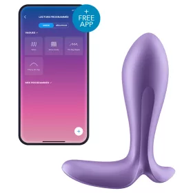 Intensity Plug Satisfyer 7 x 2,5 cm lila