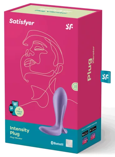 Intensity Plug Satisfyer 7 x 2,5 cm lila