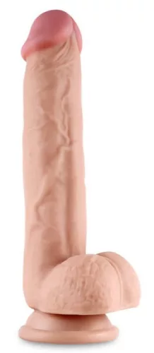 9.0'' Sliding Skin Dual Layer Dong Flesh