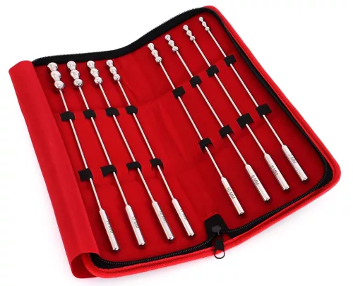 8 dilátorgyöngyből álló készlet 28 cm - átmérője 7-től 14mm-ig