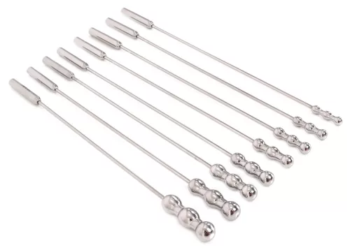 8 dilátorgyöngyből álló készlet 28 cm - átmérője 7-től 14mm-ig