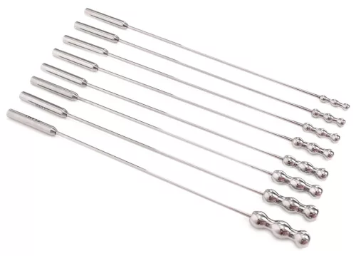 8 dilátorgyöngyből álló készlet 28 cm - átmérője 7-től 14mm-ig