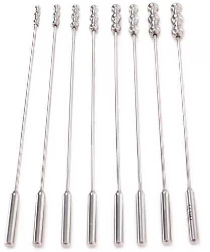8 dilátorgyöngyből álló készlet 28 cm - átmérője 7-től 14mm-ig