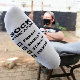 BÜDÖS Sk8erboy fehér zokni-43-46