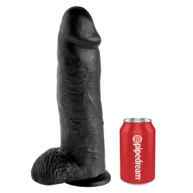 12" Cock with Balls Black