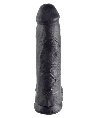 12" Cock with Balls Black