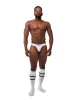 3 darabos Mister B TORONTO fehér-fekete-piros jsockstrap készlet-L