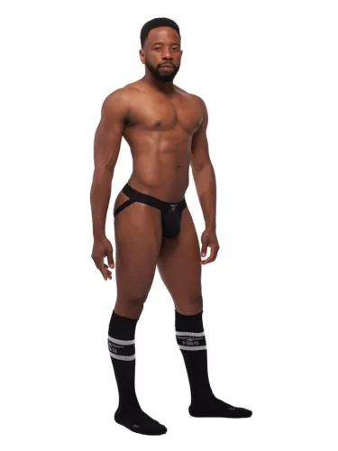 3 darabos Mister B TORONTO fehér-fekete-piros jsockstrap készlet-L