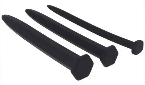 3 hatszögletű szilikon húgycső rudas készlet 15 cm - átmérő 8-12-16mm