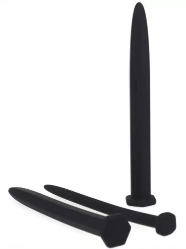 3 hatszögletű szilikon húgycső rudas készlet 15 cm - átmérő 8-12-16mm