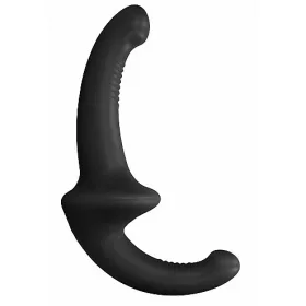Pánt nélküli strap-on dildo - Fekete