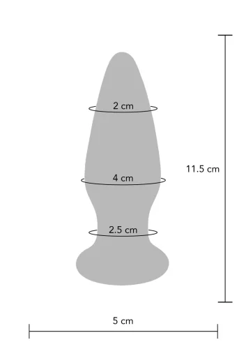 A Fénylő Rezgő Üvegdugó 11 x 4,2 cm