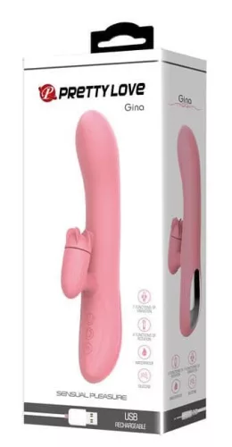Vibrátoros nyúl Gina Pink