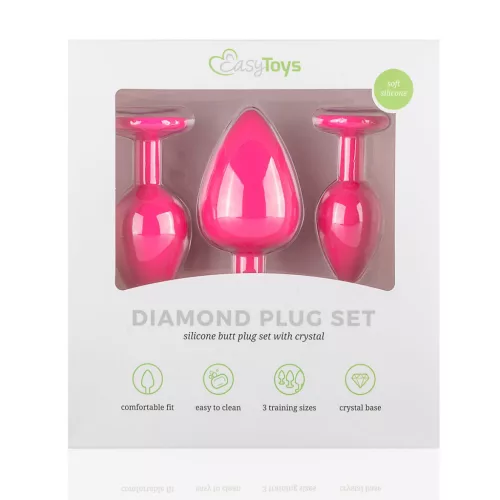 3 Bijou Diamond Roses dugó készlet