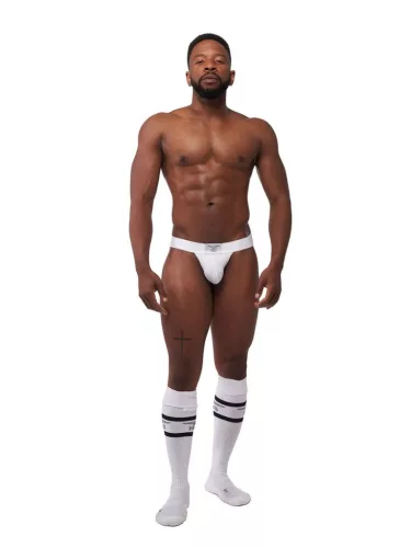 3 darabos Mister B TORONTO fehér-fekete-piros jsockstrap készlet-XXL