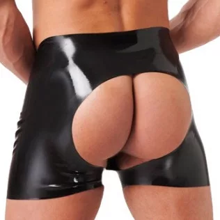 Feneketlen latex rövidnadrágok-S