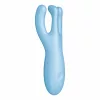 SATISFYER - HÁROMSZOROS 4 VIBRÁTOR ALKALMAZÁS KÉK