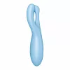 SATISFYER - HÁROMSZOROS 4 VIBRÁTOR ALKALMAZÁS KÉK