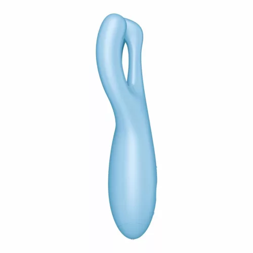 SATISFYER - HÁROMSZOROS 4 VIBRÁTOR ALKALMAZÁS KÉK