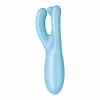 SATISFYER - HÁROMSZOROS 4 VIBRÁTOR ALKALMAZÁS KÉK