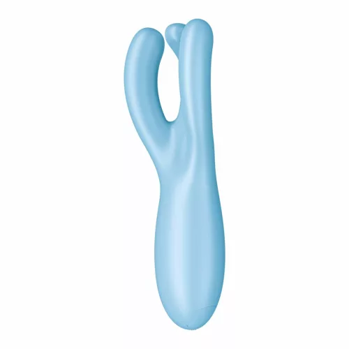 SATISFYER - HÁROMSZOROS 4 VIBRÁTOR ALKALMAZÁS KÉK