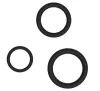 3 darabos Dick Stretch Black Cockrings készlet