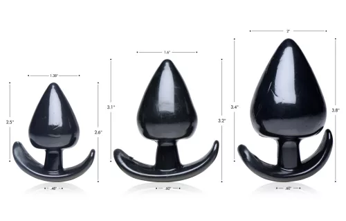 3 Spades csatlakozó készlet Fekete