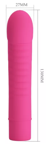 Vibrátor Mick Pretty Love 10 x 2,7 cm-es Fuschia