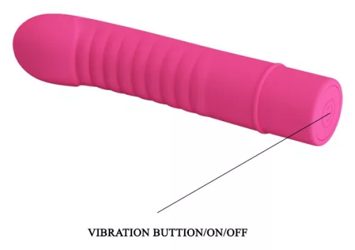 Vibrátor Mick Pretty Love 10 x 2,7 cm-es Fuschia