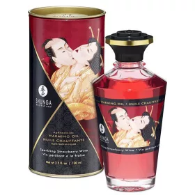   Afrodiziakumos melegítő masszázsolaj – eper pezsgő bor 100 ml