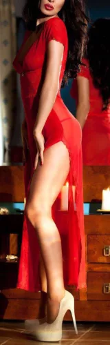 Adalgisa Babydoll - Piros-S